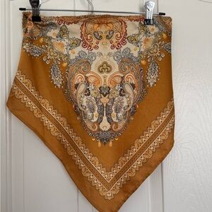 Paisley Bandana tube top